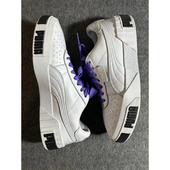 Puma Women’s Cali Bold 370811-01 White Casual Shoes Sneakers Size M9 (men’s 7.5) - Picture 12 of 13